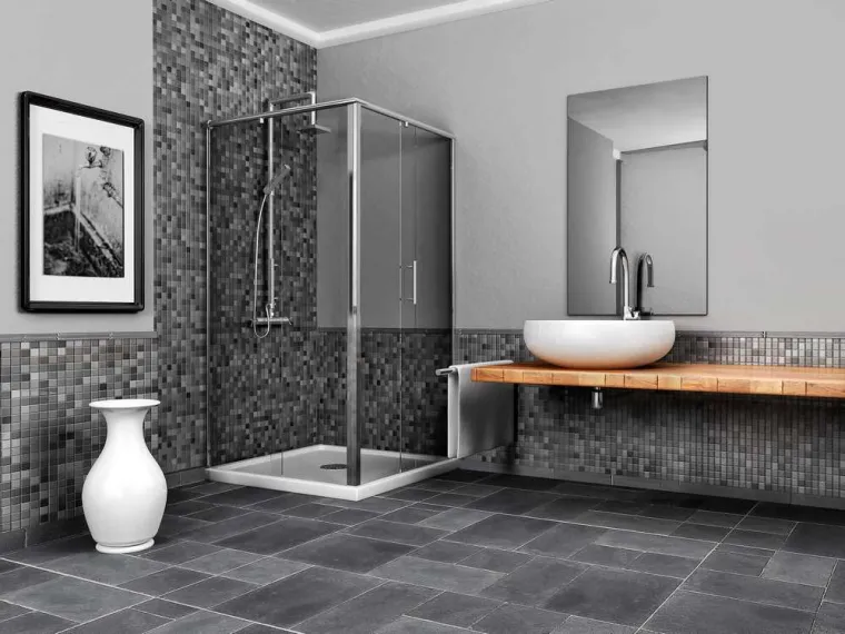 Peinture carrelage salle de bain, Hesdin, LV Peinture